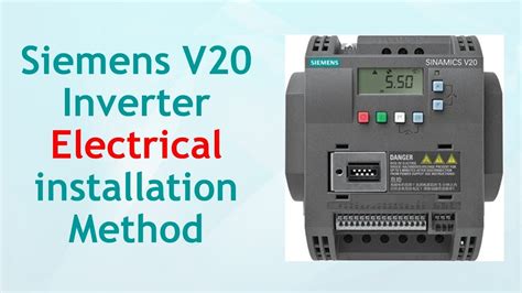 siemens v20 inverter installation